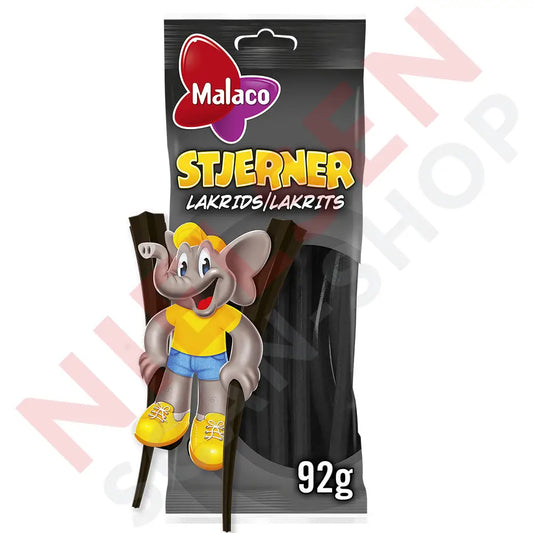 Malaco Stjerner Lakrids Slik & Dagligvarer