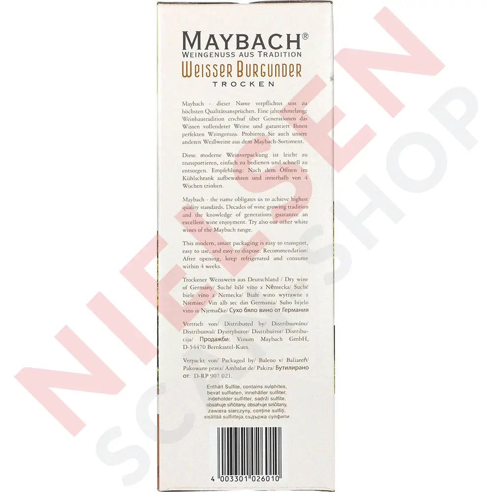 Maybach Weißer Burgunder Vin