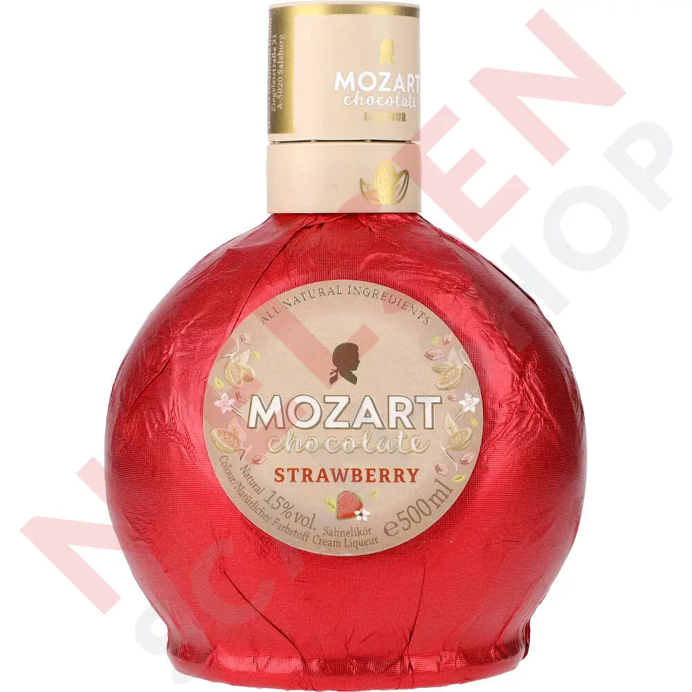 Mozart White Chocolate Strawberry Cream Spiritus
