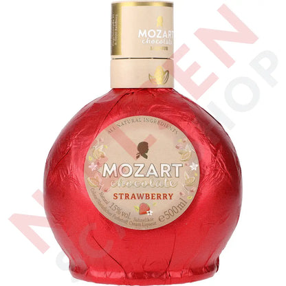 Mozart White Chocolate Strawberry Cream Spiritus
