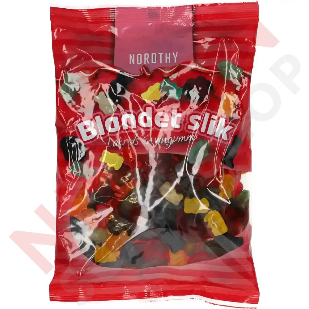 Nordthy Blandet Slik Lakrids & Vingummi 900G Dagligvarer