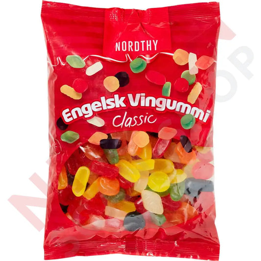 Nordthy Engelsk Vingummi Slik & Dagligvarer
