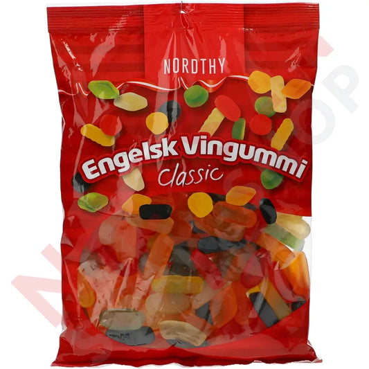 Nordthy Engelsk Vingummi Classic 900g - AllSpirits