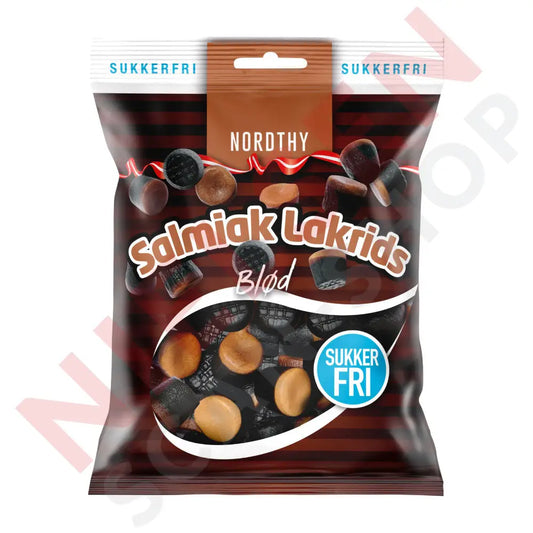 Nordthy Sukkerfri Salmiak Lakrids Slik & Dagligvarer