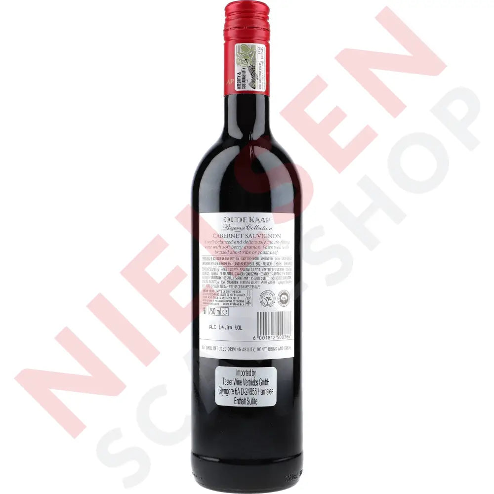 Oude Kaap Reserve Collection Cabernet Sauvignon Vin