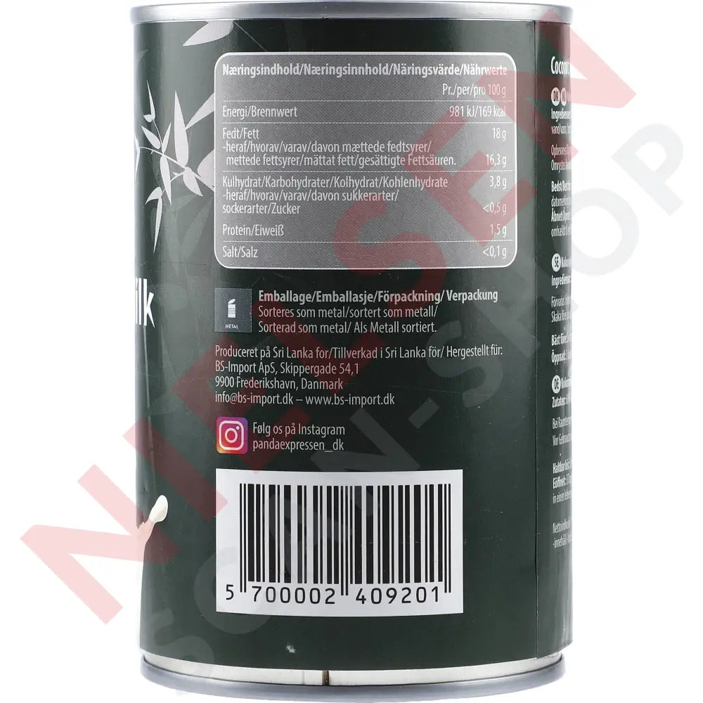 Panda Expressen Kokosmælk 17-19%