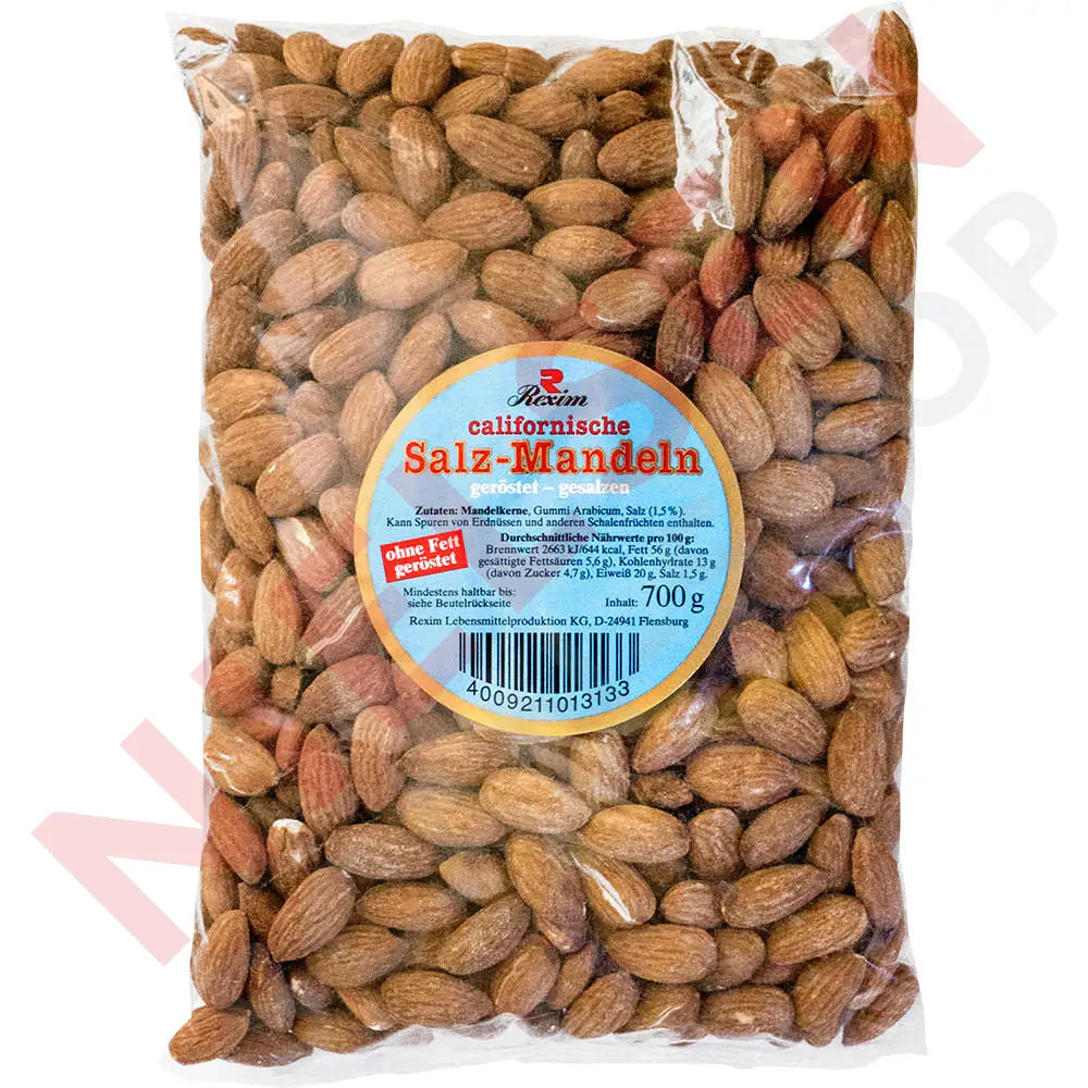 Rexim Californische Salz-Mandeln (Geröstet – Gesalzen) Slik & Dagligvarer