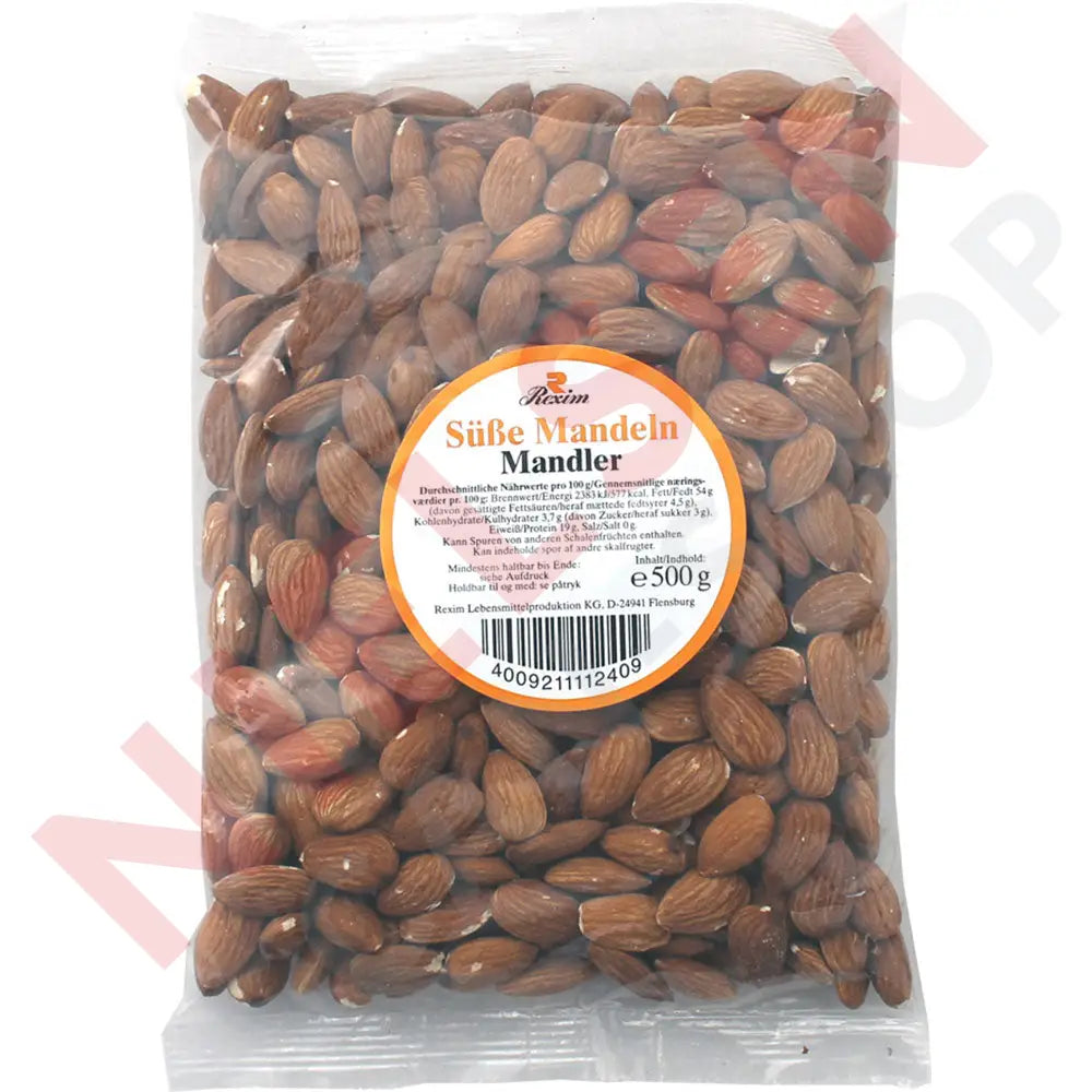 Rexim Süße Mandeln / Mandler 500G Slik & Dagligvarer