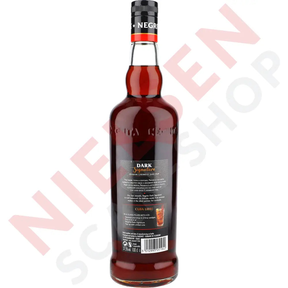 Rhum Negrita Bardinet Dark Spiritus
