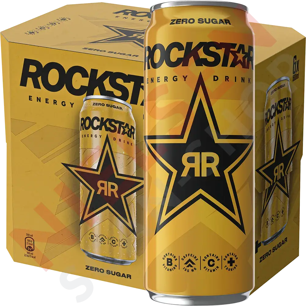 Rockstar Energy Drink Original No Sugar Softdrinks & Energydrinks