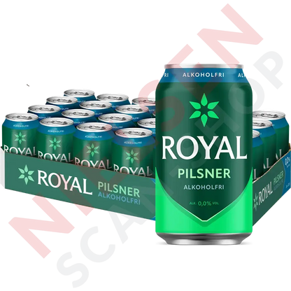 Royal Pilsner 0 % Alkoholfri Øl & Cider