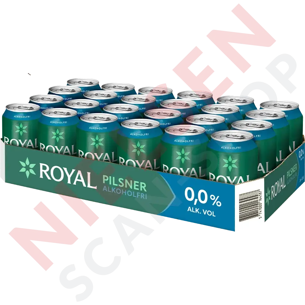 Royal Pilsner 0 % Alkoholfri Øl & Cider