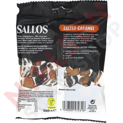 Sallos Schwarzweich Salted Caramel Slik & Dagligvarer