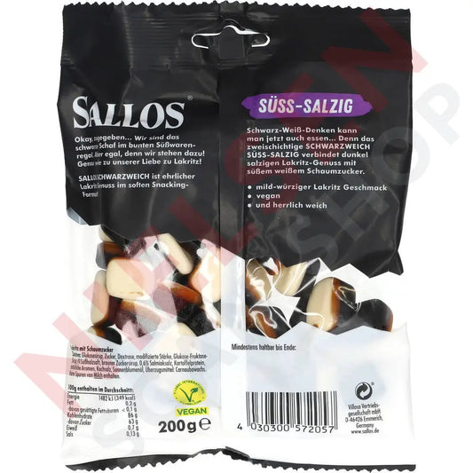 Sallos Schwarzweich Süß-Salzig Slik & Dagligvarer