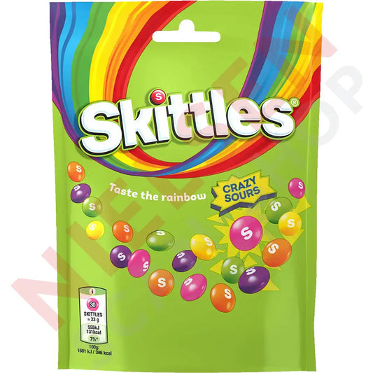 Skittles Crazy Sour Slik & Dagligvarer