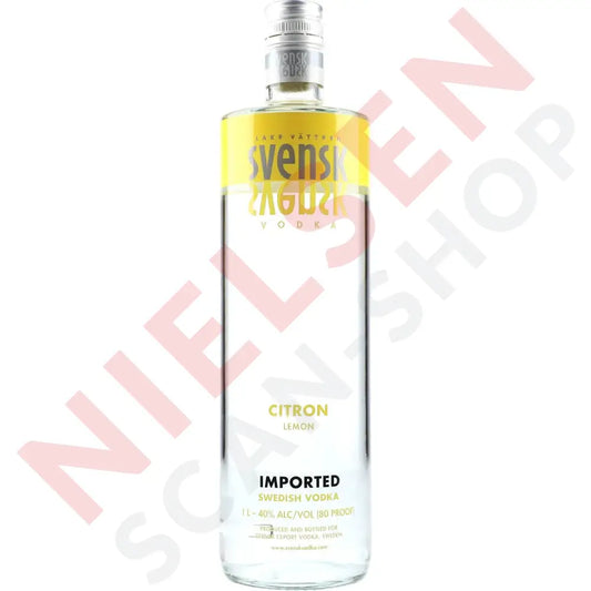 Svensk Vodka Citron 1L Spiritus