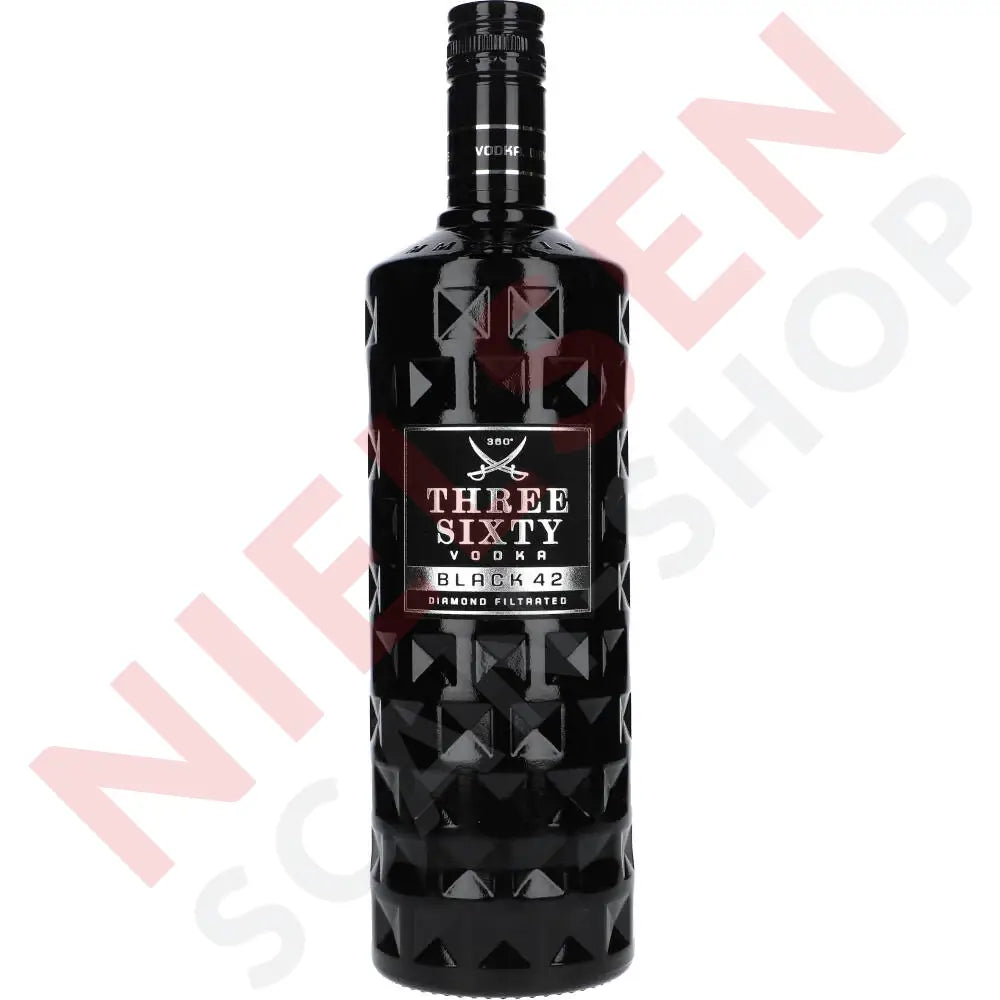 Three Sixty Vodka Black 42 Spiritus