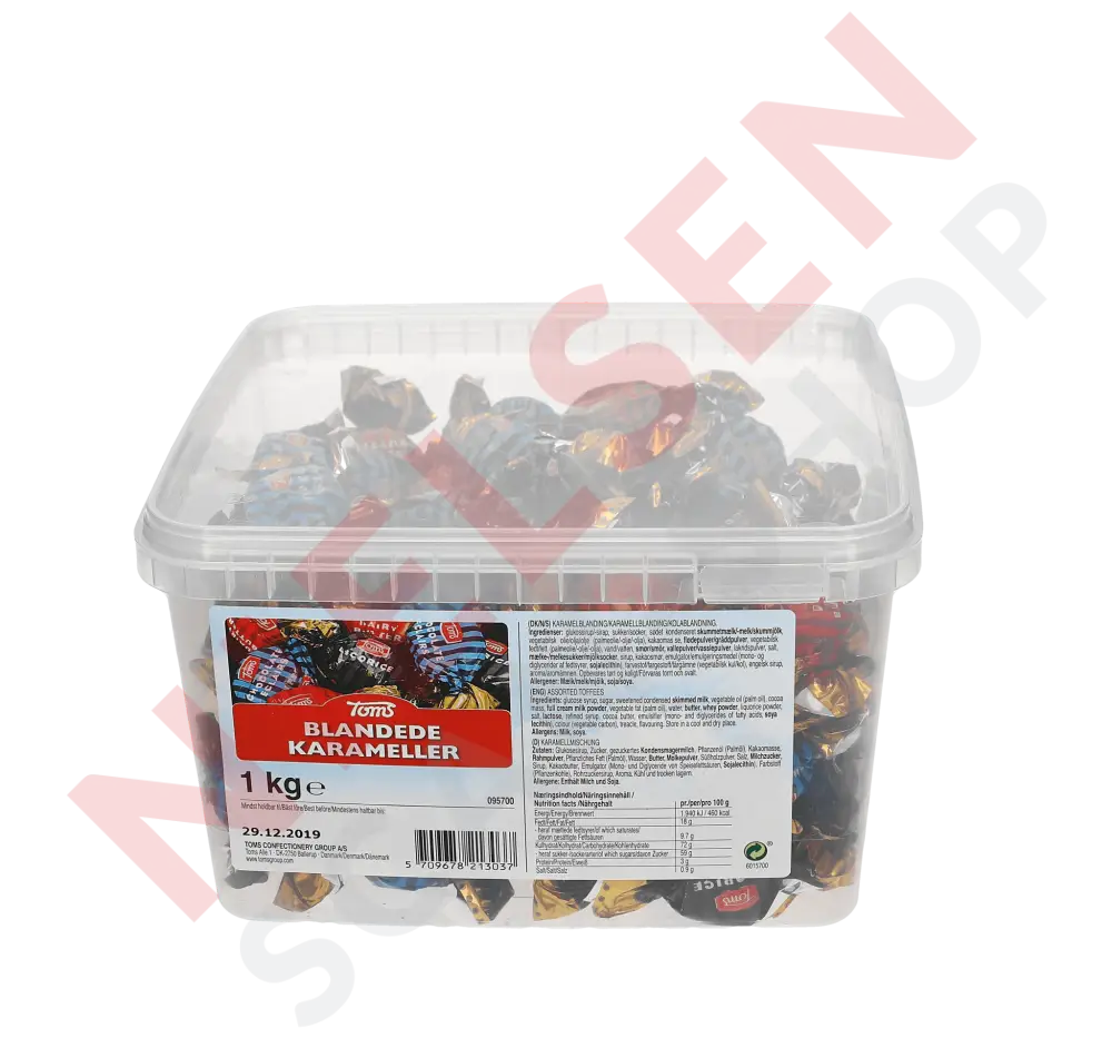 Toms Blandede Karameller 1 kg - AllSpirits