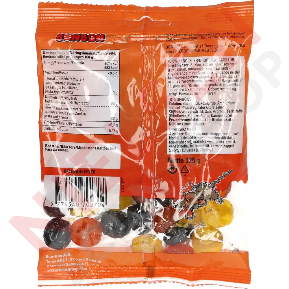 Toms Bonbon Kloak Slam Slik & Dagligvarer