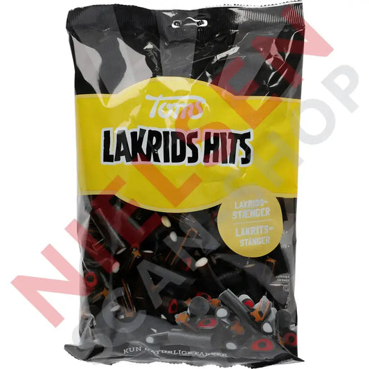 Toms Slikposer Lakrids Hits Slik & Dagligvarer