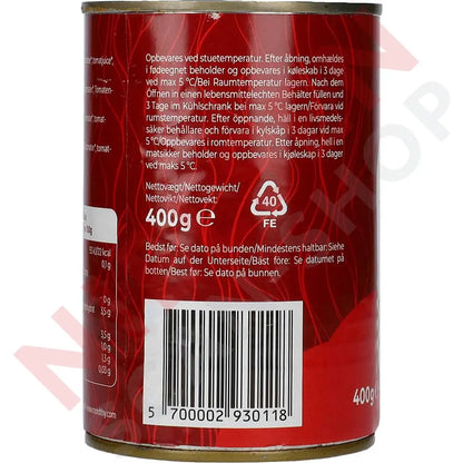 Ton Geschälte Tomaten Slik & Dagligvarer