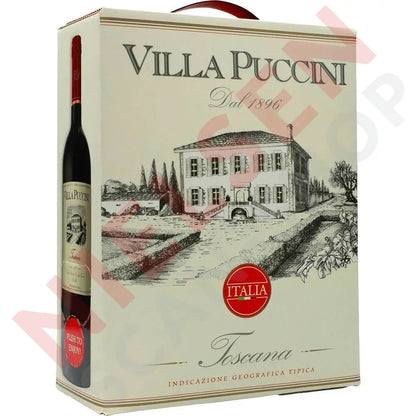 Villa Puccini Toscana oak aged 13,5 % 3 ltr. - AllSpirits