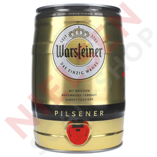 Warsteiner Premium Pilsener Fass 4,8% 5 l - AllSpirits
